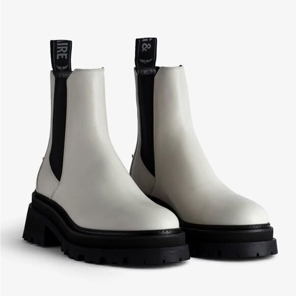 Zadig & Voltaire Chelsea Ride Boots NEW Size 37 - Picture 1 of 12